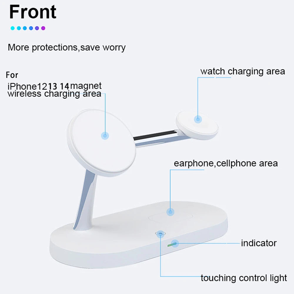 Wireless Charger For iPhone Magsafe Charger Fast Charging Station