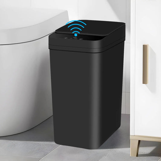 Bathroom Touchless Trash Motion Sensor-Activated Trash Can