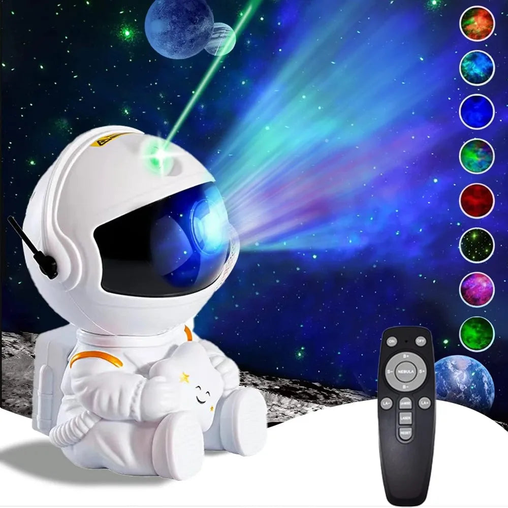 Star Projector Galaxy Light Astronaut Space Projector Starry Lamp