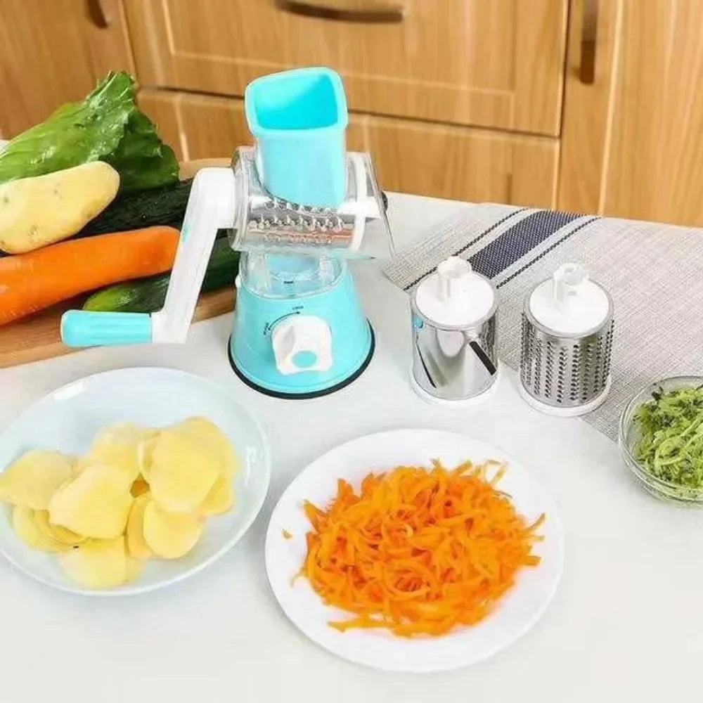 Vegetable Cutter & Slicer Manual Kitchen Cheese Chopper Machine