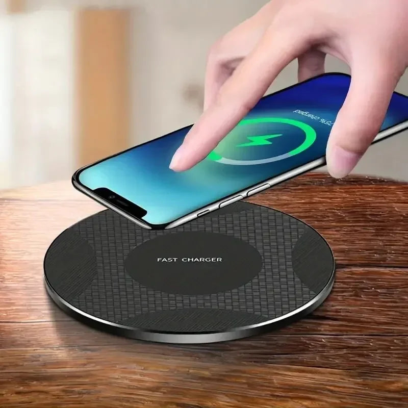 Fast Wireless Charger Pad Stand Desktop Mobile Charging Dock Station