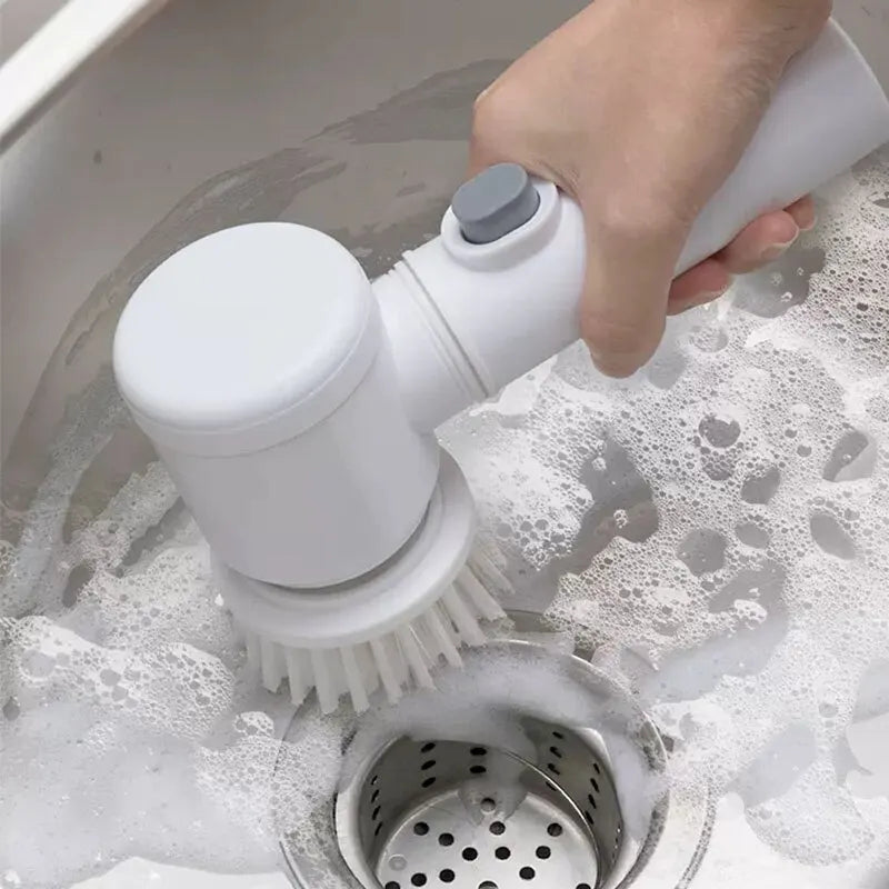 Multi-functional Electric Cleaning Brush for Kitchen and Bathroom