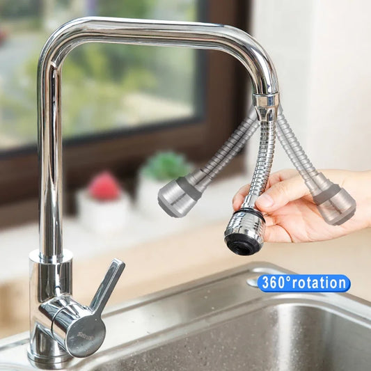 360° Adjustment Kitchen Faucet Extender Dual Mode Filter