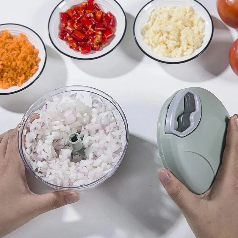 Hand Chopper Manual Rope Food Processor Silcer Shredder  Cutter