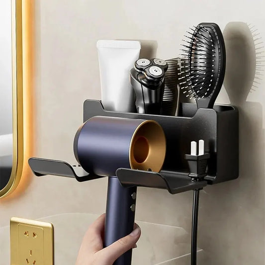 Hair Dryer Holder Wall Dryer Cradle Straightener Stand Hairdryer