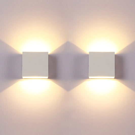 LED Wall Modern Indoor Wall Lamp, White Up Down Wall Mount Lights