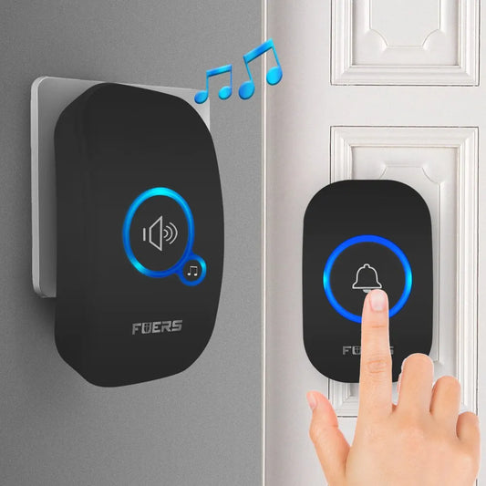 Wireless Doorbell Waterproof Welcome Chime Home Door Bell