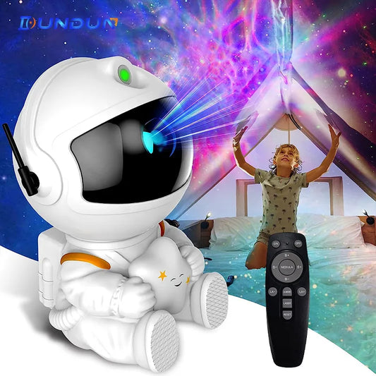 Star Projector Galaxy Light Astronaut Space Projector Starry Lamp