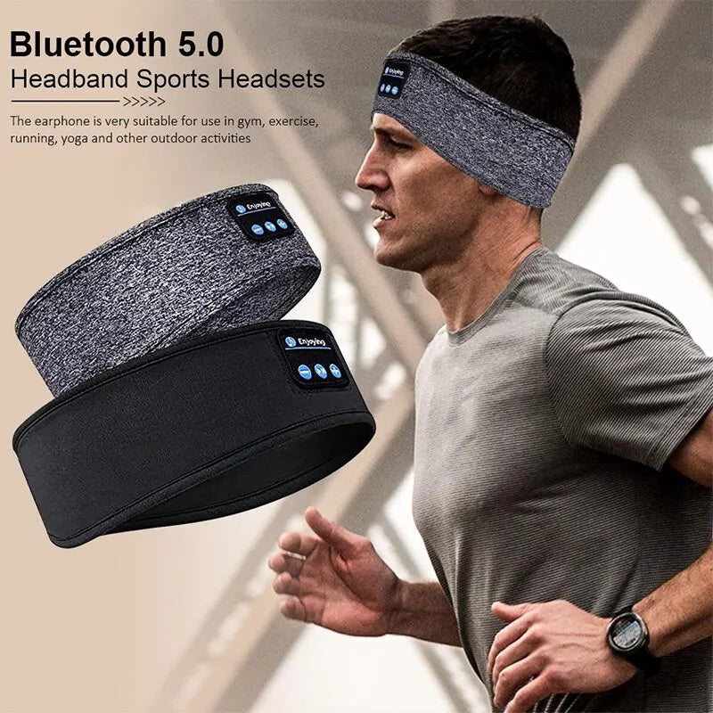 Bluetooth Earphones Sports Sleeping Wireless Elastic Headband