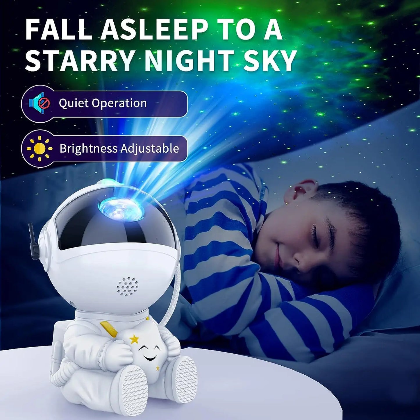 Star Projector Galaxy Light Astronaut Space Projector Starry Lamp